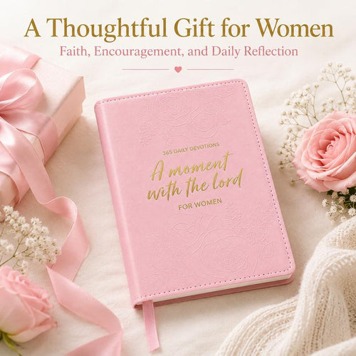 One Minute with the Lord for Women – 365-Day Devotional Bible, Faux Leather Hardcover