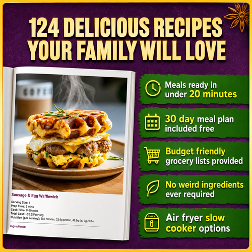 High Protein Cookbook: 124 Easy Low-Carb Recipes + 30-Day Meal Plan