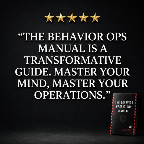 The Behavior Ops Manual: Neuro-Cognitive Intelligence -- Paperback