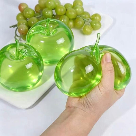 Glossy Apple Squishy 2-Pack — Stress Relief Sensory Fidget