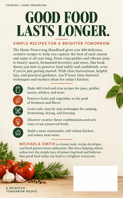 The Preserving  Handbook 400 delicious and creative recipes for today Michaela Smith